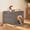 Dove Gray, variant on LEDREM Handwoven Rattan Cat Litter Box Enclosure, Hidden Litter Box Furniture with Removable Tray & Mat, Boho End Table, Goose Yellow
