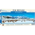 thumbnail image 2 of MasterPieces 1000 Piece Panoramic Jigsaw Puzzle - Elk Refuge - 13"x39", 2 of 4