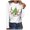 White, variant on WREESH Womens Fashion T-Shirts Christmas Shirts Crewneck Print Pullover Regular Fit Long Sleeve Tops Loose T-Shirt Blouse Casual Tops Olive Green