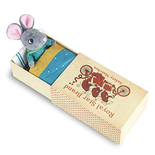 Playset with Plush Toy Mouse in a Box Harper Foothill Toy Co Matchbox Mouse