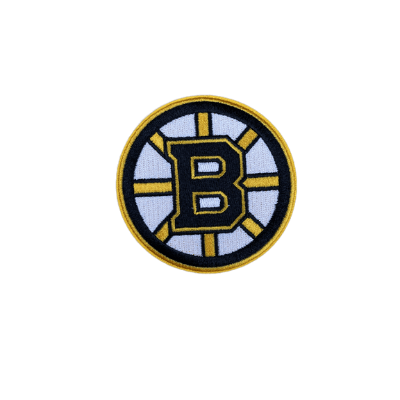 Boston Bruins Logo 3" Embroidered Iron-on Patch