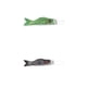 thumbnail image 1 of 2x bandera de pez Koi de Japón, manga de , japonés, colgante para decoración niños, decoraciones para patio al Verde 55cm Negro 70cm, 1 of 9