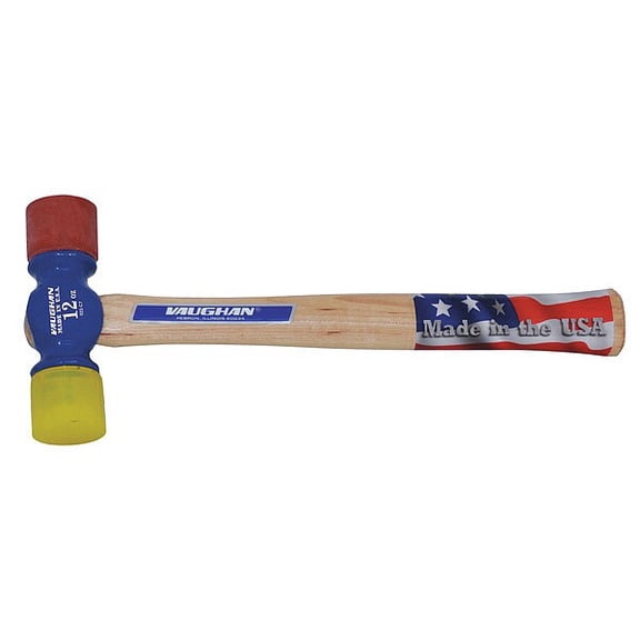 1Pack Vaughan SF12 Soft Face Hammer, 12 oz., 12-1/2" L
