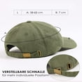thumbnail image 4 of Gorra de béisbol Gorra de béisbol de algodón Gorra de papá ajustable Gorra de béisbol normal Gorra de camión unisex, 4 of 7