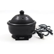 HOSLEY Ceramic Oil Warmer, Black