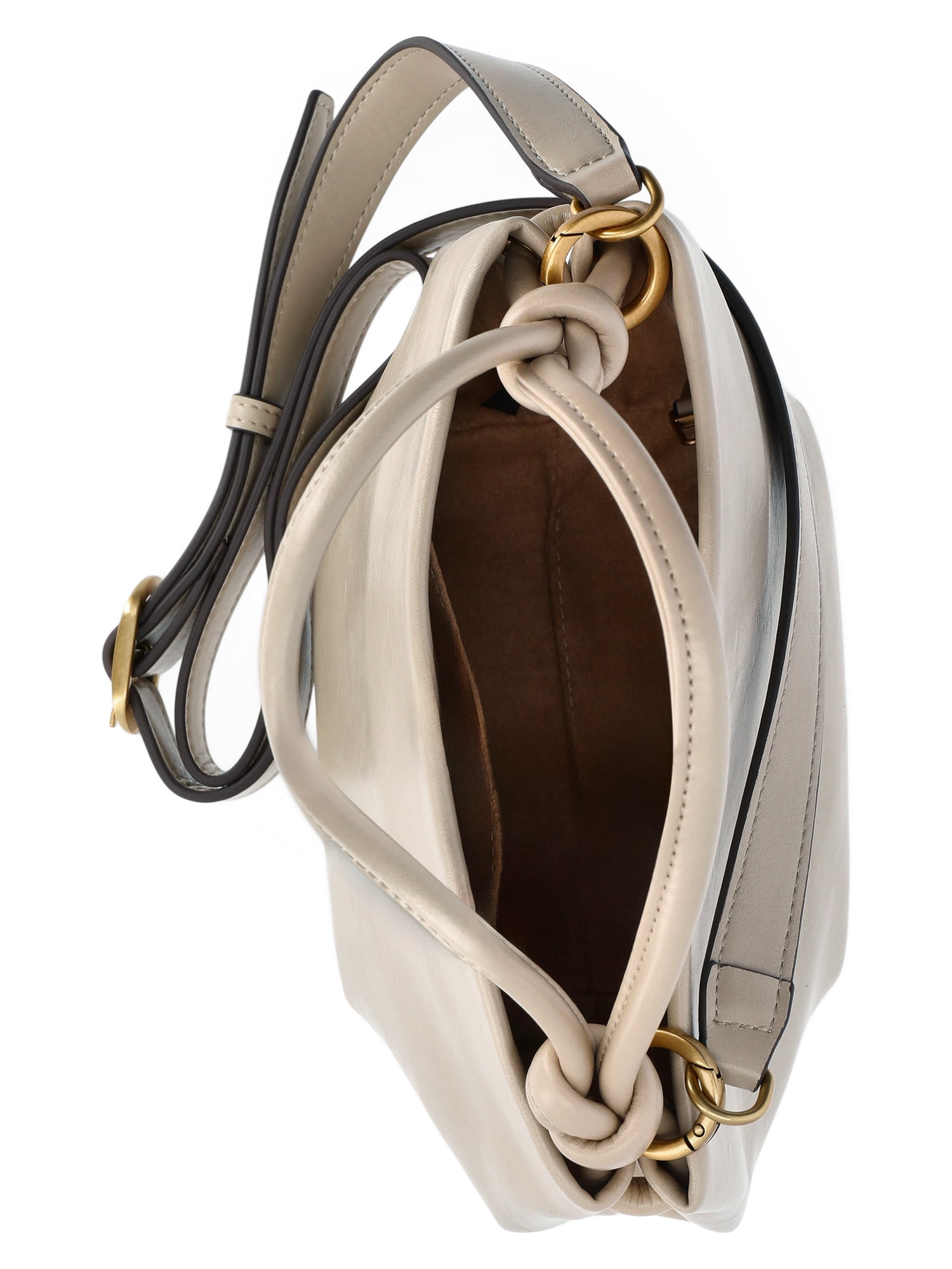 Scoop Women's Faux Leather Mini Satchel Bag, Almond Biscuit