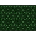 thumbnail image 1 of Ahgly Company Indoor Rectangle Patterned Deep Emerald Green Area Rugs, 2' x 3', 1 of 6