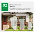 thumbnail image 6 of Dome Plant Protection Net 2 Pack, Insect Bird Barrier for Garden, Reusable Fine Mesh Cover for Tomato, Vegetable, Flower, 15.7-23.6 in, 6 of 8