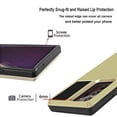 thumbnail image 3 of Mignvoa Galaxy Note 20 Ultra Case With Credit Card Holder Slim Armor Dual Layer Hybrid Heavy Duty Protection Shockproof Anti-Scratch Wallet Case For Samsung Galaxy Note 20 Ultra 6.9 inch (Gold), 3 of 7