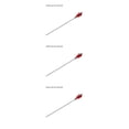 thumbnail image 2 of ZLight Pet Teaser Plastic Long Handle Teasing Rod Stick Bell Interactive Pet Toy black 3Set, 2 of 6