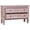 Brown, variant on Mid-Century Modern Sideboard with 2 Drawers, 35.4x11.8x23.6 Inch Solid Mahogany Wood Cabinet with Gray Wash Finish, Sturdy Storage for Living Room