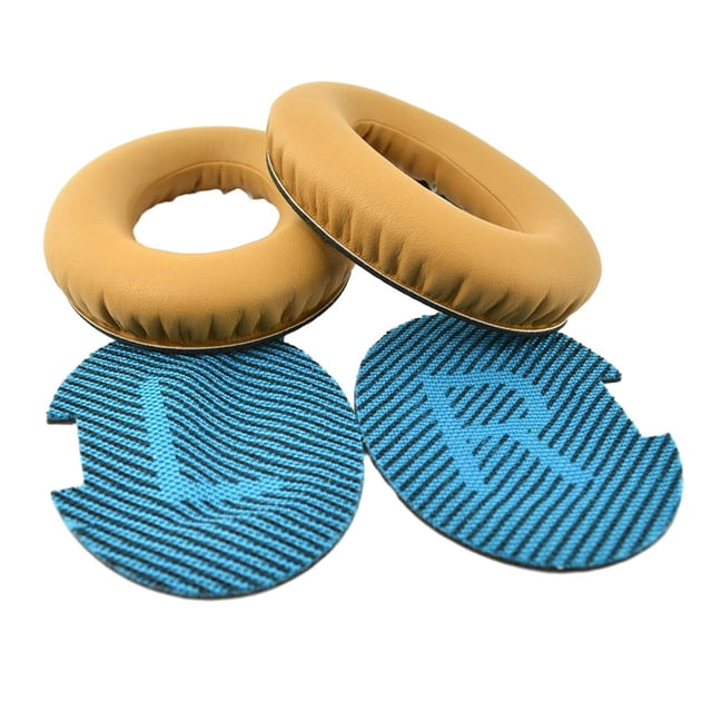 Coussinets de Remplacement, avec Coussinets Qc15 Qc2 Housse de Coussin Qc25 Compatible avec Qc15 Qc2 Qc25 Ae2 1 Paire Coussinets avec Housse en Cuir et Paire Douce Compatible