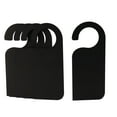 6 Pcs Wooden Door Sign Hanger Mini DoubleSided Wood Blackboard