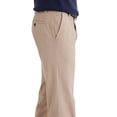 thumbnail image 3 of Men's Dockers® Stretch Easy Khaki Straight-Fit Flat-Front Pants Color: Black Size: 32X34, 3 of 4