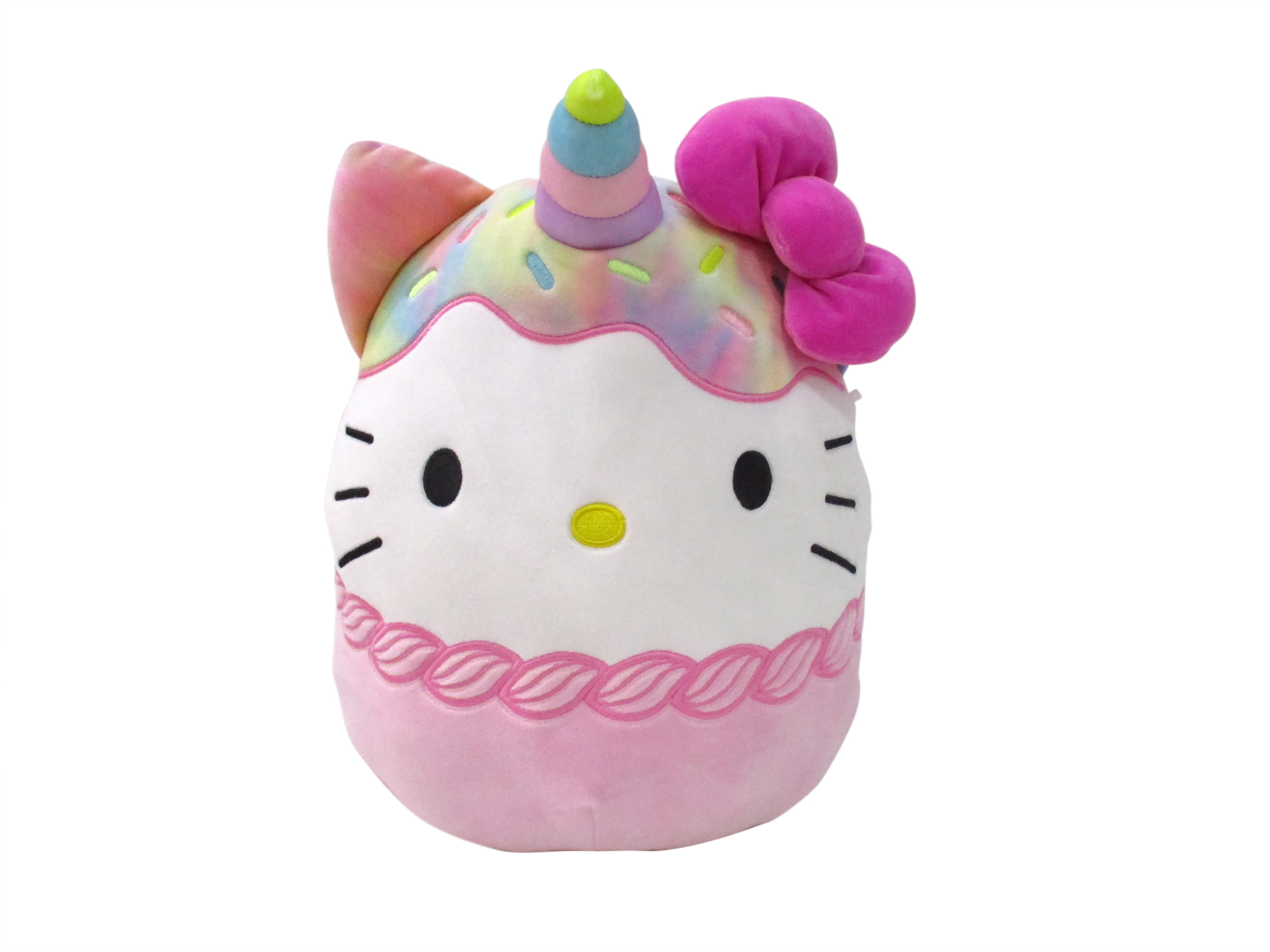 Squishmallows Official Kellytoy Sanrio Squad Squishy Stuffed Plush Toy Animal , 8 Inch Cupcake Hello Kitty 