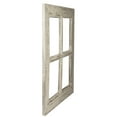 thumbnail image 3 of Northlight 20" Aged Beige Wooden Window Frame Wall Hanging Decoration, 3 of 5
