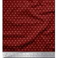 thumbnail image 1 of Soimoi Velvet Fabric Dot & Artistic Floral Shirting Printed Fabric 1 Yard 58 Inch Wide, 1 of 1