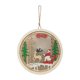 thumbnail image 2 of Ganfancp Decoraciones Navideñas Árbol de Navidad Luces Colgantes Circulares de Madera Reno Papá Noel Decoraciones para Fiestas Artículos En Liquidación 1*Decoración Luminosa Del Árbol de Navidad, 2 of 7