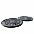 thumbnail image 3 of Encantada Handmade Pottery 11.75" Set of 2 Dinner Plates Ink, 3 of 7
