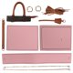 thumbnail image 1 of Bolsos Que Hacen Punto De DIY, Bolso Atractivo Hecho A Mano Del Ganchillo De DIY Conveniente Ocasional Para Los Regalos ANGGREK Rosa, 1 of 8