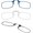 3 Pack - Black, Clear, Blue, variant on by ThinOptics Armless Reading Glasses Multi-Pack - Ultra-Thin, Lightweight Pocket Readers for Men & Women