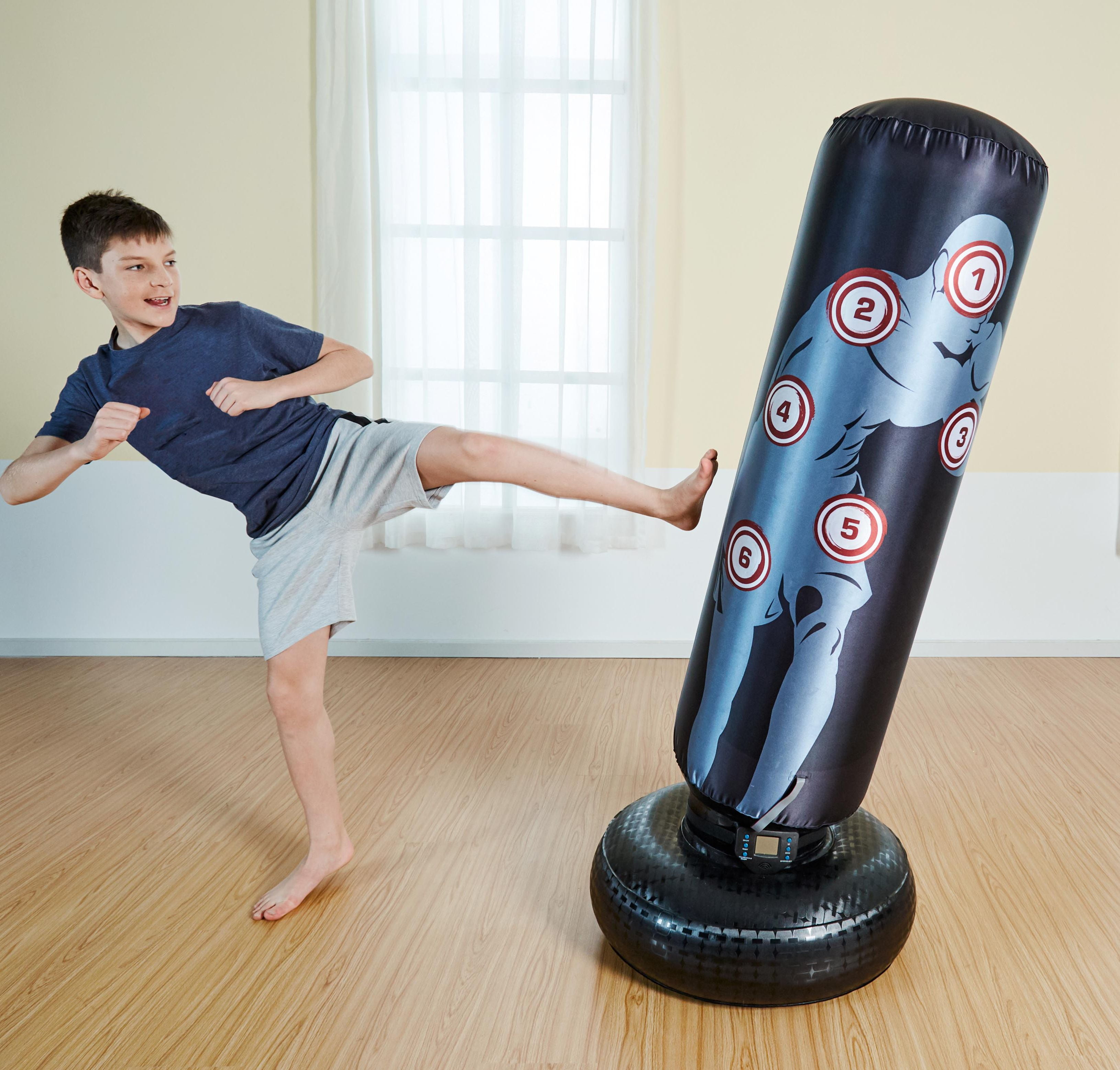 NEW Heavy Duty Kickboxing Trainer ~ MD Sports Game Punching Bag Workout