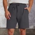 thumbnail image 2 of Pantalones cortos ligeros de running para hombre - Poliéster spandex transpirable, cintura elástica - Corte holgado para entrenamientos de verano, 2 of 5