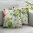 thumbnail image 3 of Shiartex Encasa Homes Decorative Cushion Cover Spring - Floral Digital Printed, Large Square Pillow Case for Chair, Seat, Bed, Office &amp; Home, 3 of 5