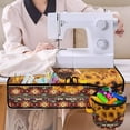 thumbnail image 4 of SEANATIVE Aztec Ethnic Sewing Machine Mat Sunflower Highland Cow Non Slip Organizer Easy Storage Mats Reduce Vibration Sewing Machine Mat Decoration, 4 of 6