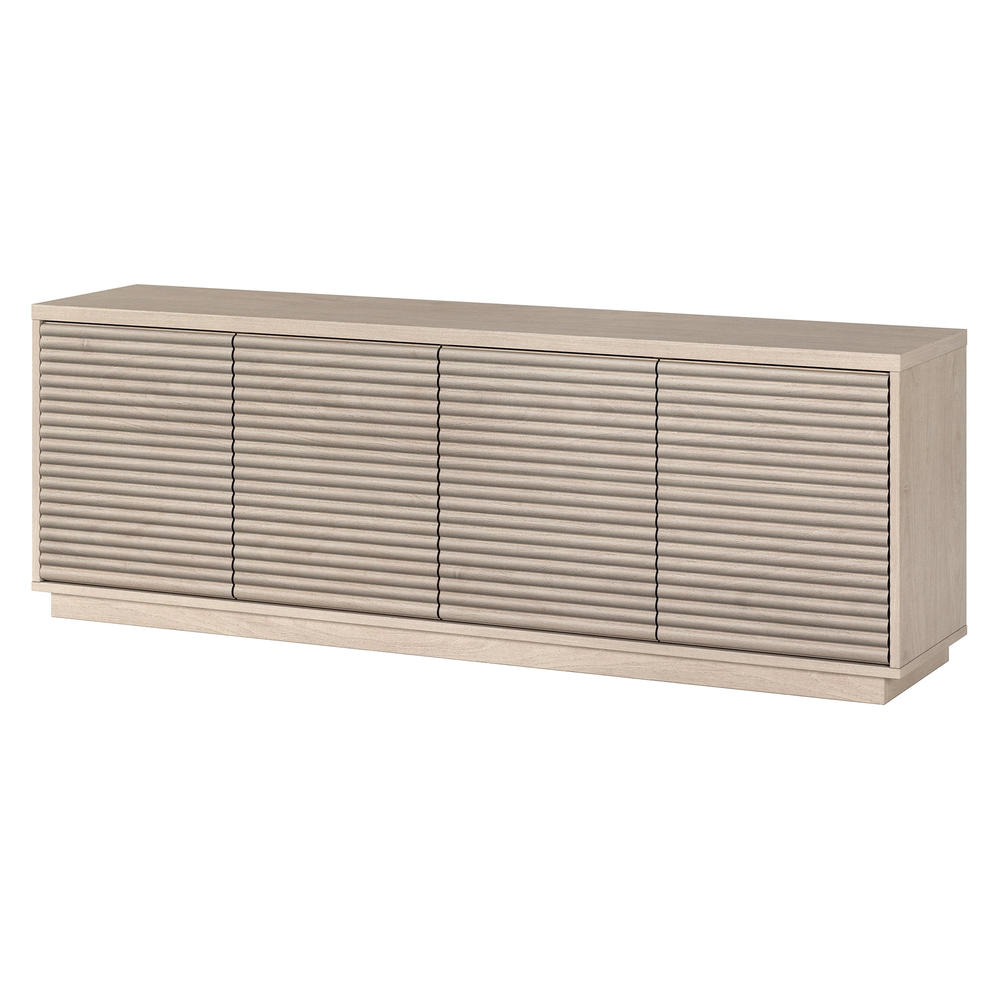 Tullis Rectangular TV Stand for TV's up to 78" in Alder White