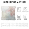 thumbnail image 5 of COMIO Pillow Cover Case Abstract Watercolor Pink Flower with Invisible Zipper Cushion Cover Throw Pillowcase for Home Decorative Couch Sofa Bedroom, Floral Pattern, 5 of 5