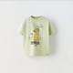 thumbnail image 1 of Camiseta de cuello redondo con estampado de dibujos animados de Disney para niños y niñas, ropa de moda para exteriores, Tops de manga corta con estampado lindo, novedad de verano, 1 of 5