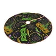 thumbnail image 2 of Bingfone Christmas Tree Skirt Mat Christmas Decoration Interior 36"-Carnival Mardi Gras3, 2 of 8