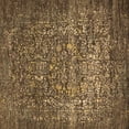 thumbnail image 1 of Ahgly Company Indoor Square Oriental Brown Industrial Area Rugs, 7' Square, 1 of 4