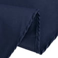 thumbnail image 5 of BalsaCircle Navy Blue 90" Cotton Blend Round Tablecloth Fabric Dining Table Cover Party Wedding Reception Birthday Catering Event Decorations, 5 of 8