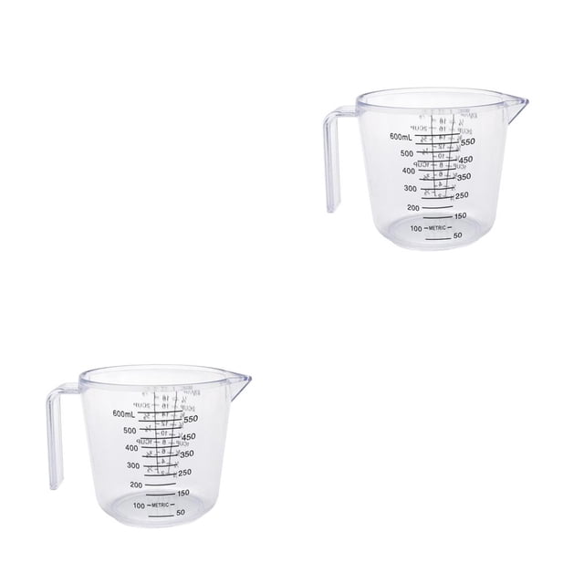 Bearachild 3 Tallas Medición Jarra Plástico Transparente Cocina Hornear Juego Harina Azúcar Type3 NO3 Bearachild CBP092433