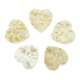 thumbnail image 3 of 5pcs Resina Brillo Amor Corazón Botones Flatback Artesanías Amarillo Sunnimix Cuentas de Botón de Lámina de Oro de Resina, 3 of 8