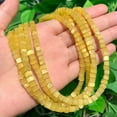 thumbnail image 6 of HOOUN 4mm Natural Cat's Eye Opal Stone Square Loose Beads for Jewelry Making DIY 15''-white-4mm, 6 of 9