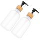thumbnail image 2 of botellas vacías con bomba de jabón, dispensadores de champú y loción (300 ml), 2 of 8
