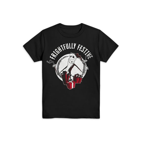 Nightmare Before Christmas Boys Holiday Graphic T-shirt, Size 4-18