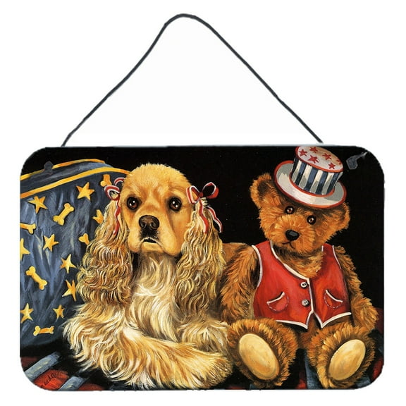 Carolines Treasures PPP3256DS812 Cocker Spaniel Annie and Henri Wall or Door Hanging Prints  8x12 multicolor
