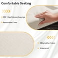 thumbnail image 4 of Outdoor Patio Furniture Set, 6 Pieces Outdoor Conversation Sets with Coffee Table & Side Table, Wicker Rattan Outdoor Sectional Sofa Set for Backyard, Deck, Porch, Poolside, Beige, 4 of 6