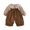 Brown, variant on Sngxgn Children's Place baby-girls And Toddler 2 Piece Outfit, Long Sleeve Top and Pant Set(Brown,110)
