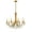 Antique Gold, variant on 8828-GA-CL-MWP Crystorama Lighting Bridgehampton - 8 Light Chandelier in Traditional and Contemporary Style - 28 Inches Wide by 29 Inches High-Hand