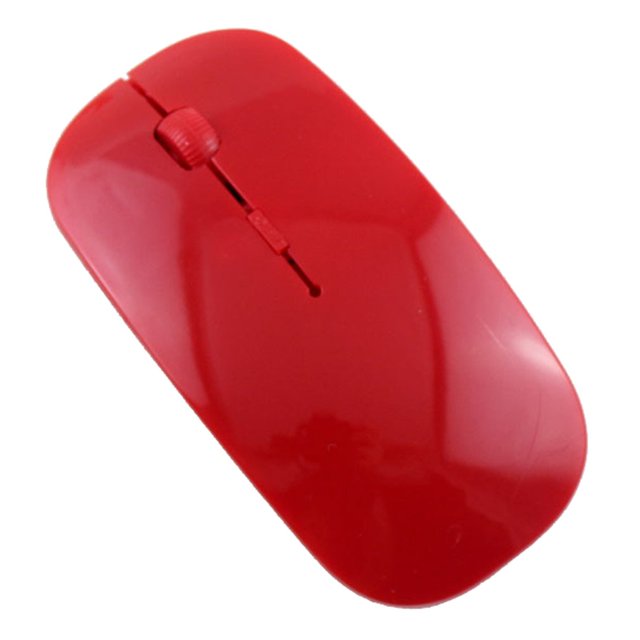 Ratón Inalámbrico Silencioso 1600 DPI Ergonómico Mause Silencio Oficina Brillante
