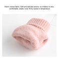 thumbnail image 2 of Sonducket 1 par de guantes de punto sin dedos para hombres y mujeres, para acampar en invierno, viajar, ciclismo, manoplas cálidas portátiles, ejercicio guantes y mitones Negro Sonducket AP015086-01, 2 of 6