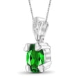 thumbnail image 2 of JewelersClub 1 1/5 Carat T.G.W. Chrome Diopside And White Diamond Accent Sterling Silver Pendant, 18", 2 of 4