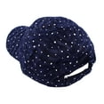 thumbnail image 3 of Glitzy Game Sequin Trim Baseball Cap  - Navy, 3 of 3