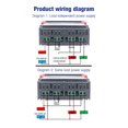 thumbnail image 3 of Digital Display Temperature Controller, ABS Flame Retardant Shell, Wide Measuring Range, Dual Display for Refrigeration and Heating Devices with Integrated Sensor, Humidity, 3 of 7