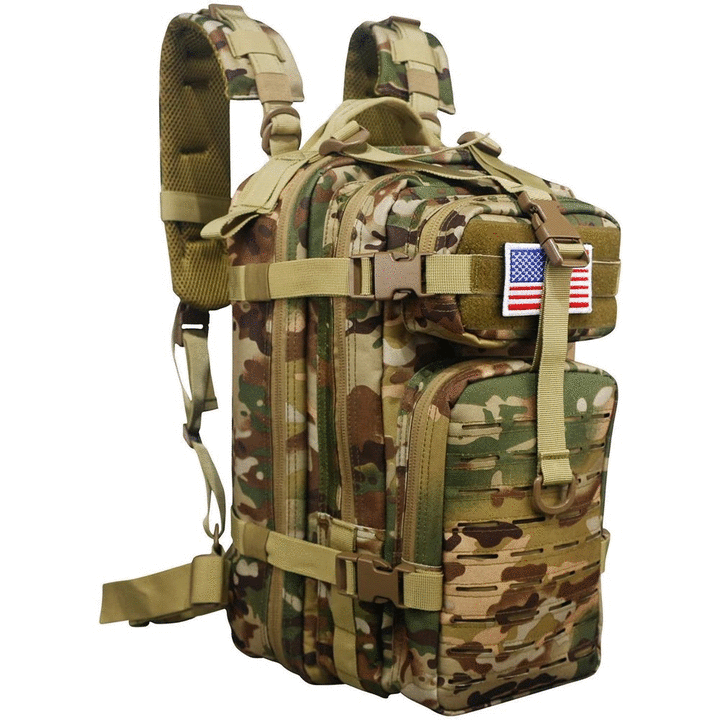 Hommtina Small Rucksack Military Tactical Backpack for Men Women
